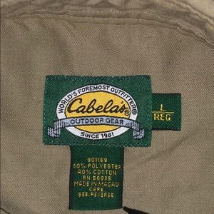 Cabelas button down/button up shirt